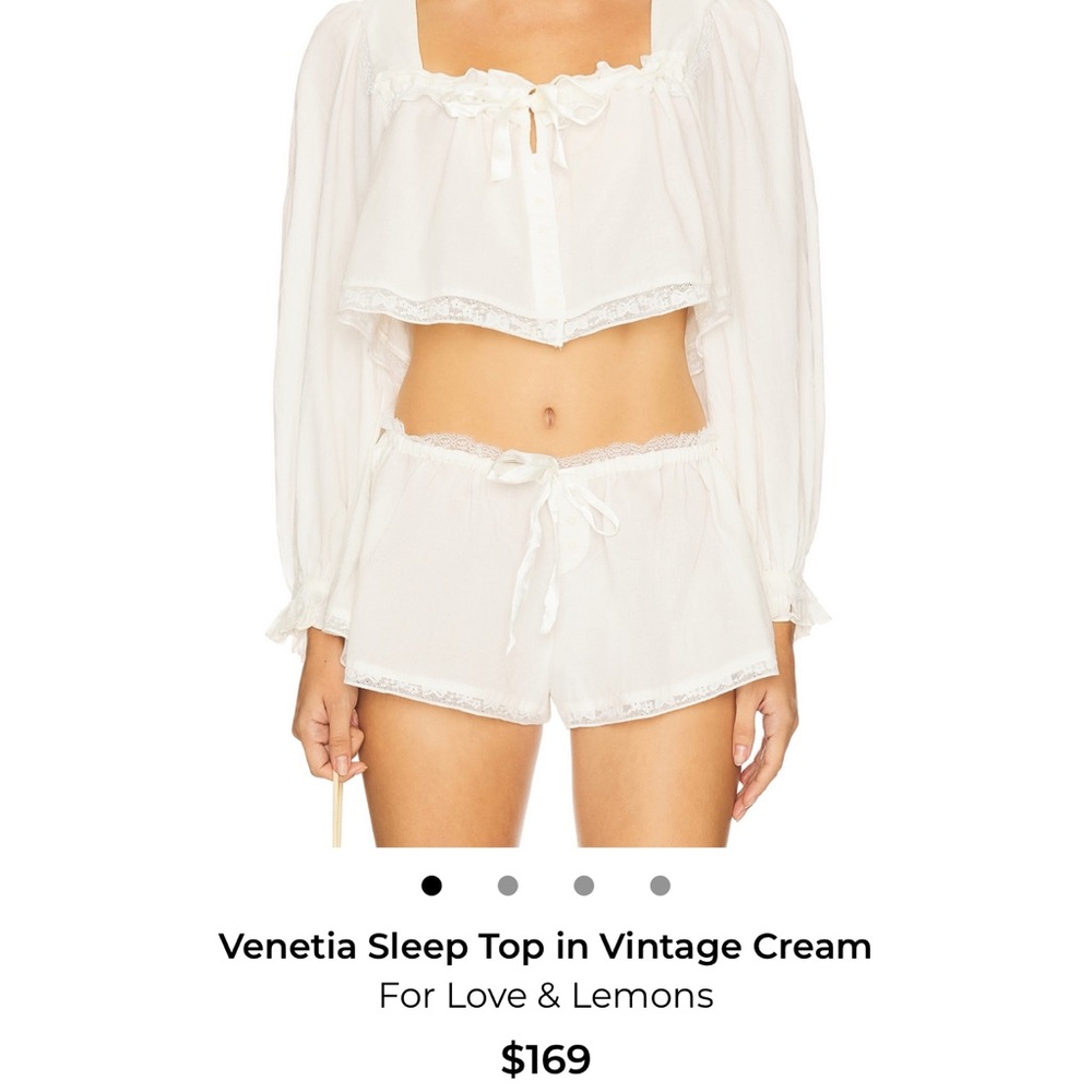 For Love And Lemons Top. Brand new with tags. Shorts also available. - Picture 2 of 5